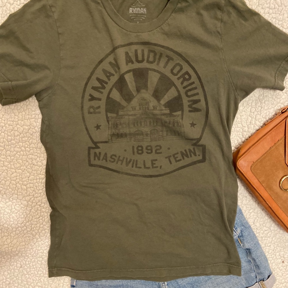 Raman green vintage graphic tee Small